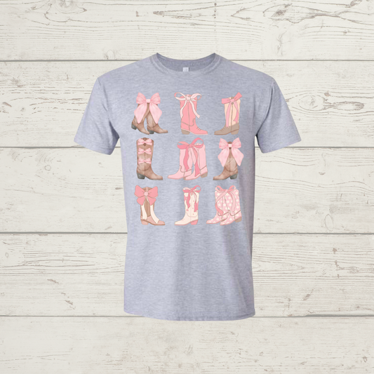 Pink cowgirl boots