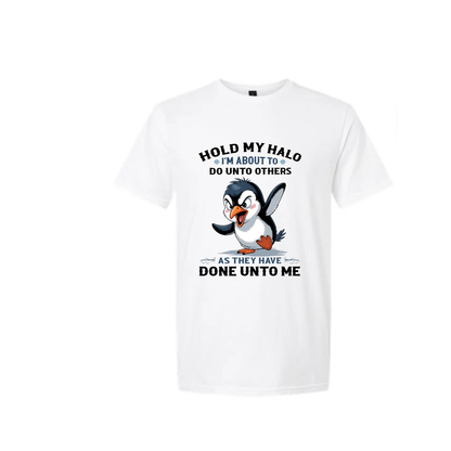 Hold my halo (dark print)