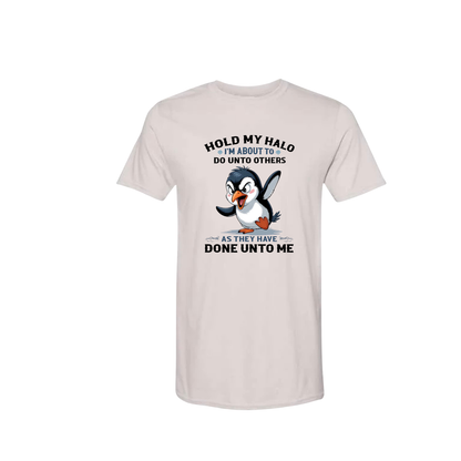 Hold my halo (dark print)