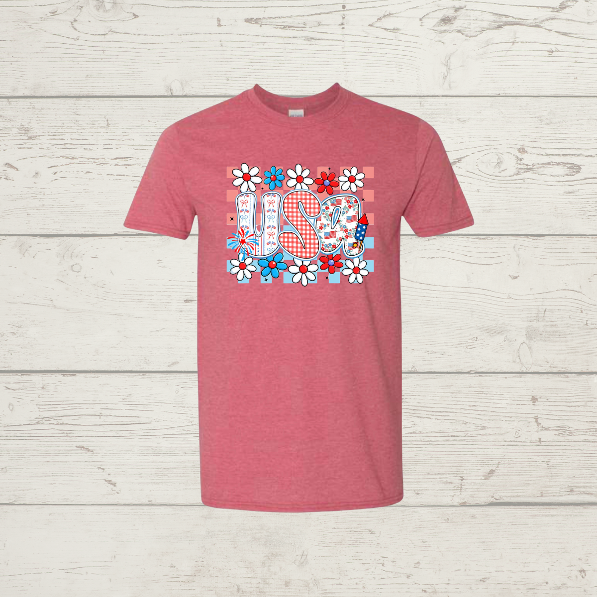 USA patriotic flowers