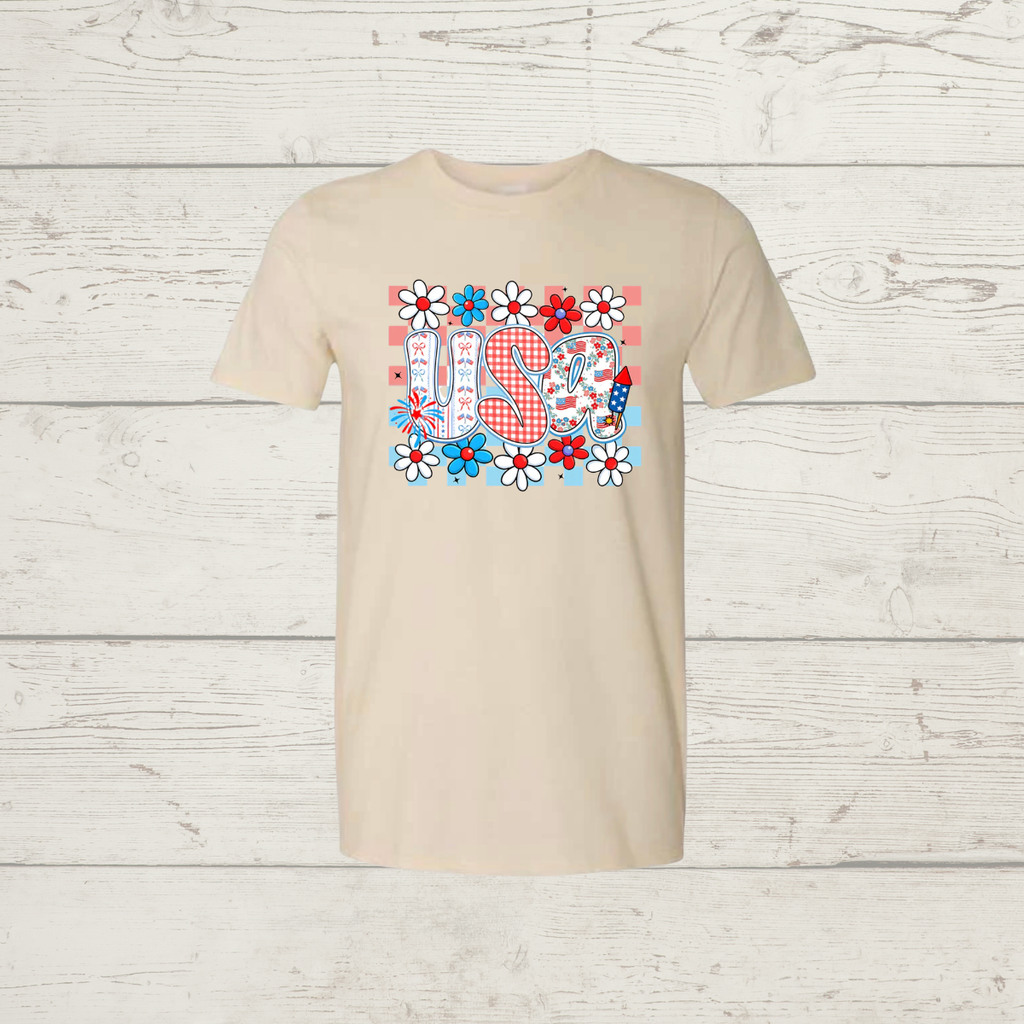 USA patriotic flowers