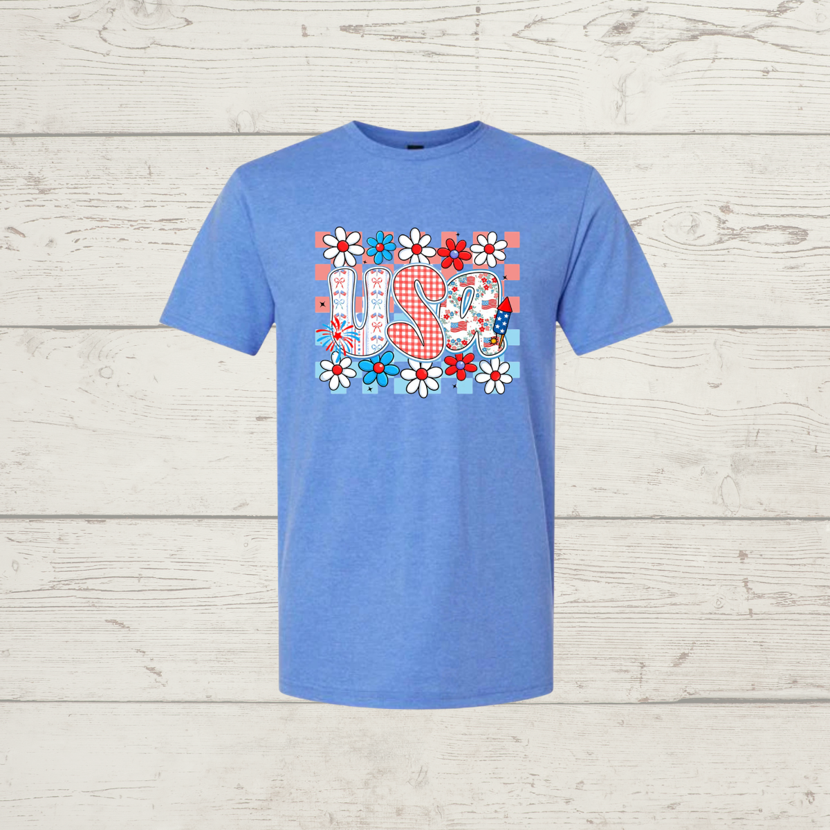 USA patriotic flowers