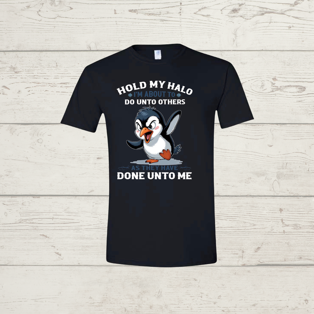 Hold my halo (light print)