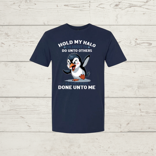 Hold my halo (light print)