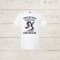 Hold my halo (dark print)