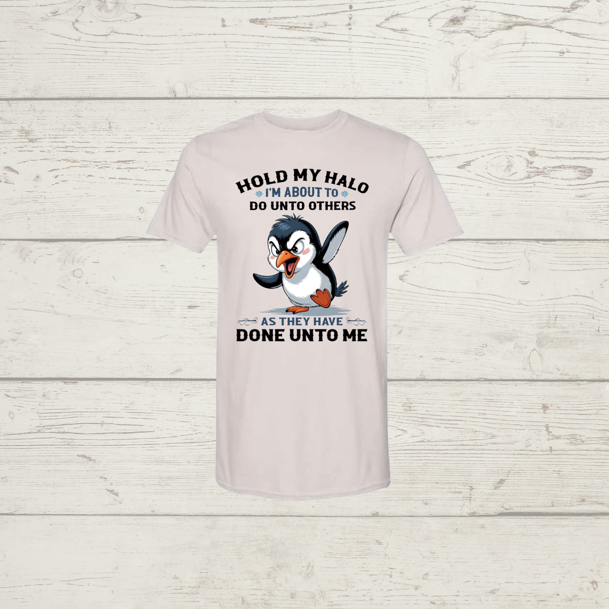 Hold my halo (dark print)