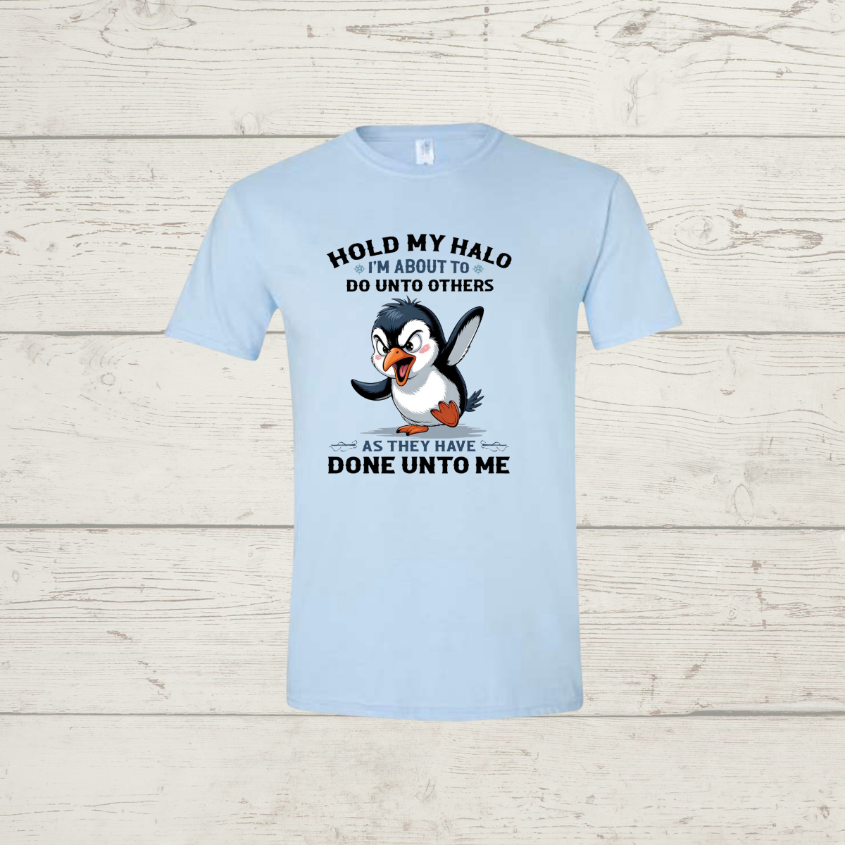 Hold my halo (dark print)