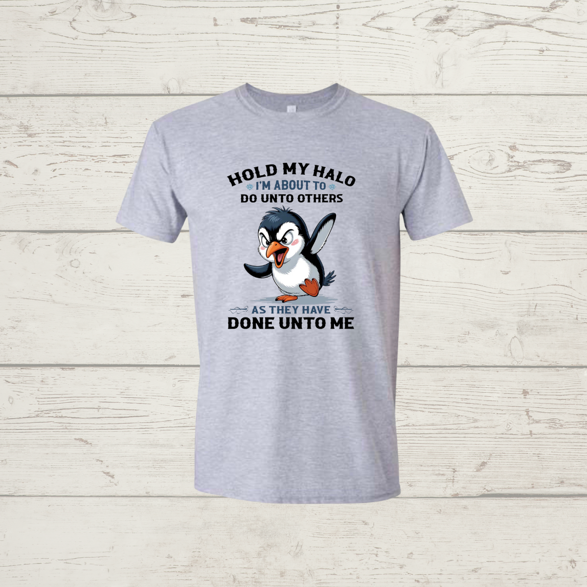 Hold my halo (dark print)