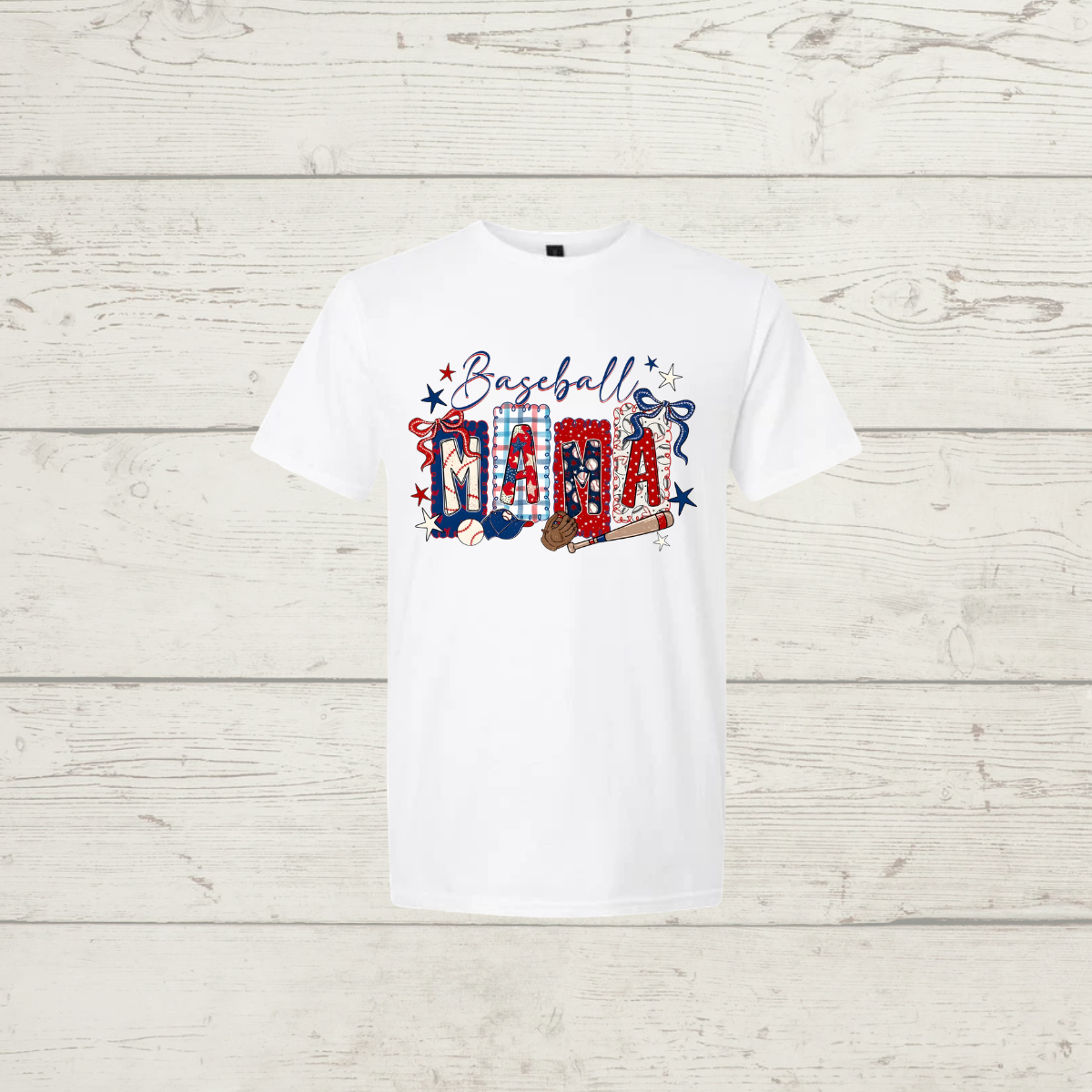 Patriotic Baseball Mama