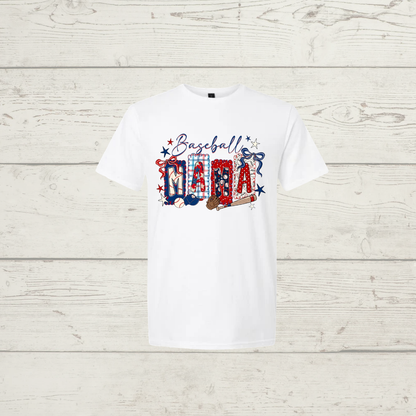 Patriotic Baseball Mama