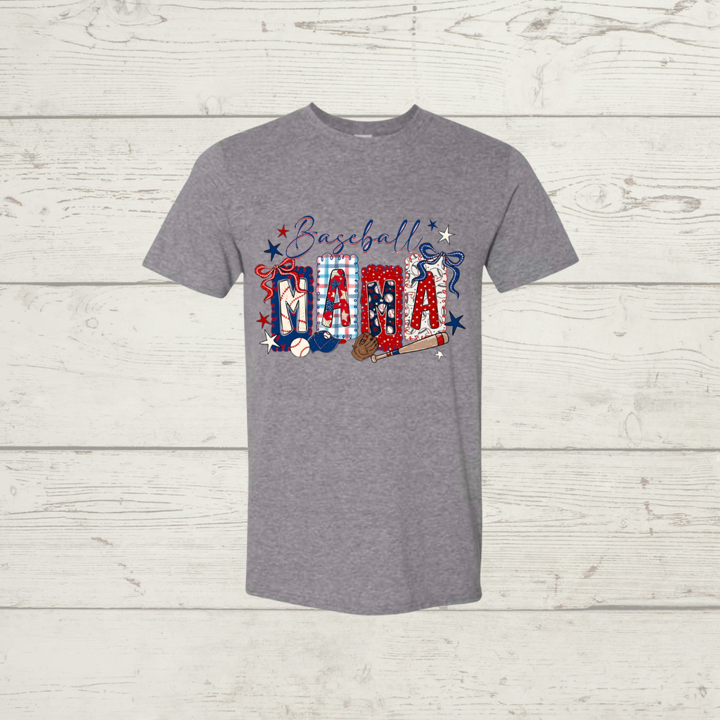 Patriotic Baseball Mama