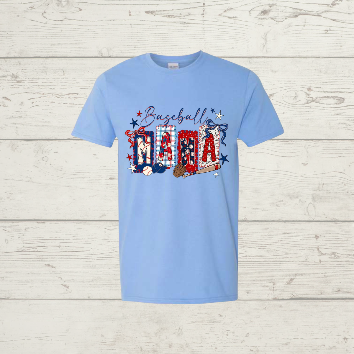 Patriotic Baseball Mama