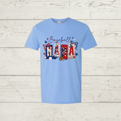 Patriotic Baseball Mama