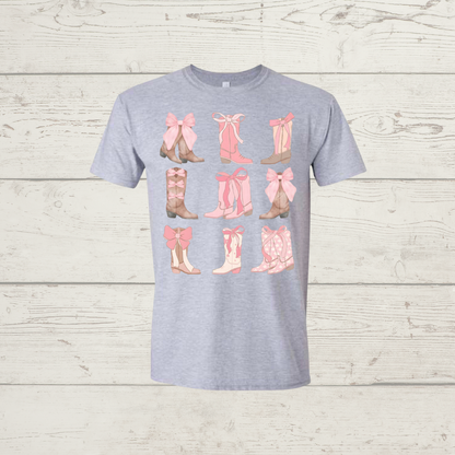Pink cowgirl boots