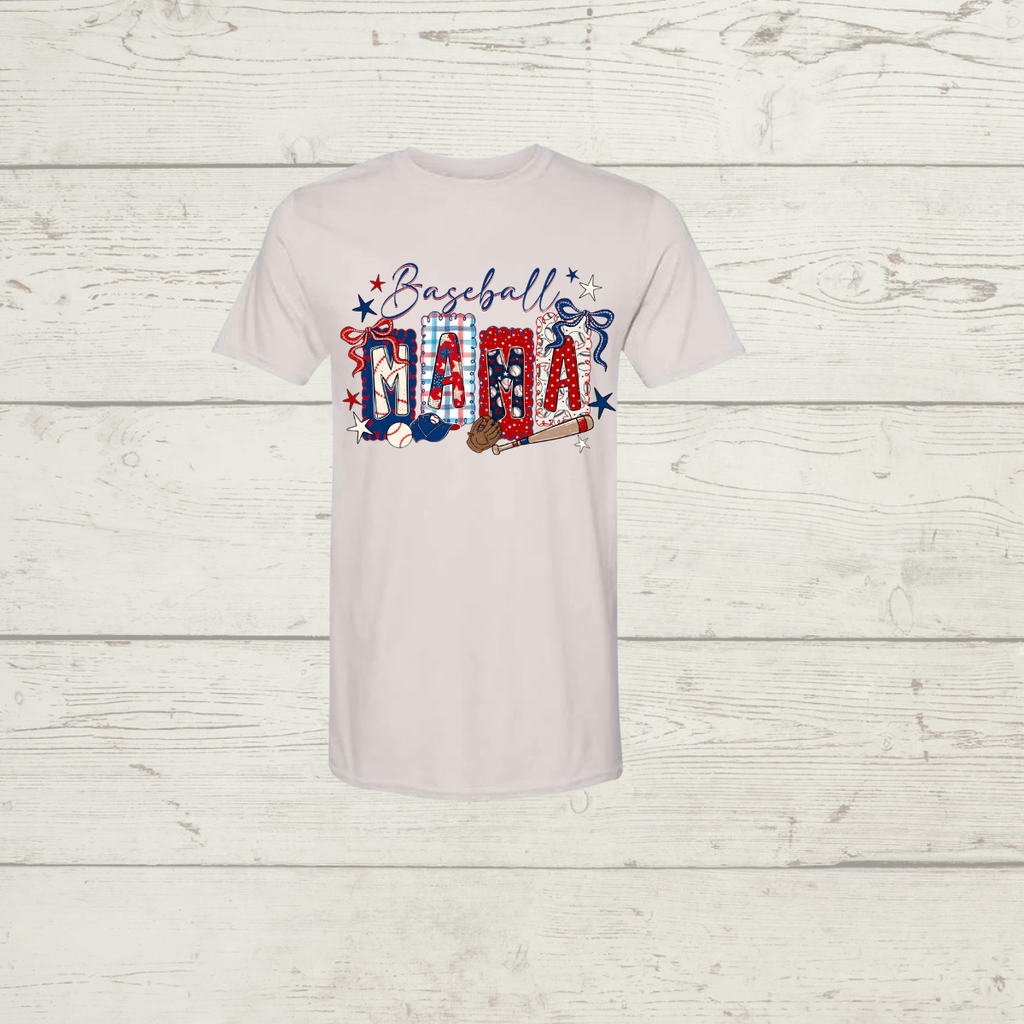 Patriotic Baseball Mama