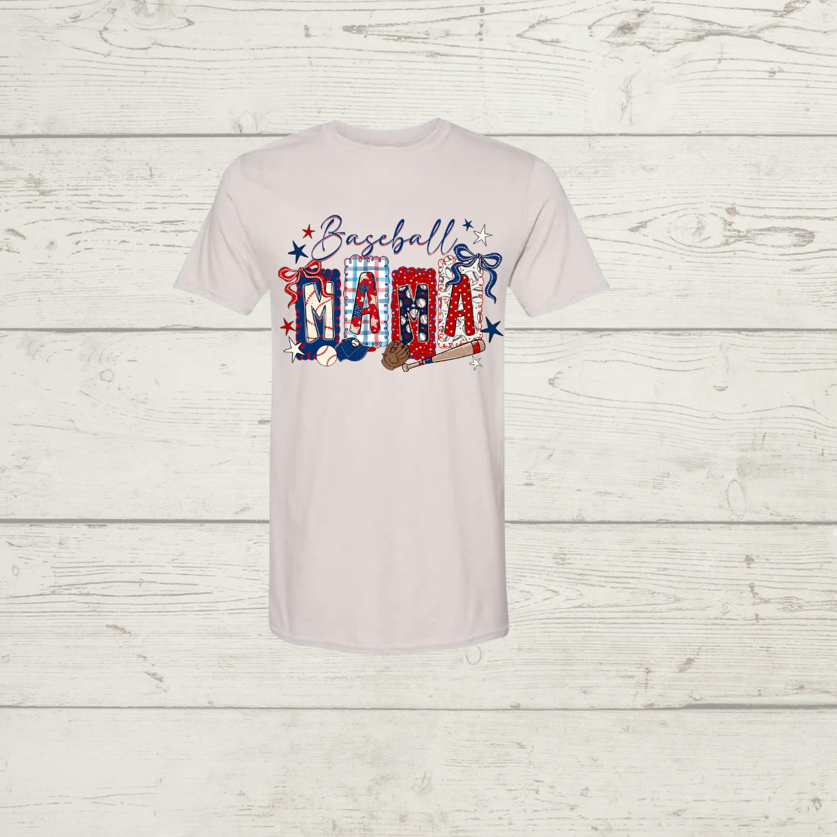 Patriotic Baseball Mama
