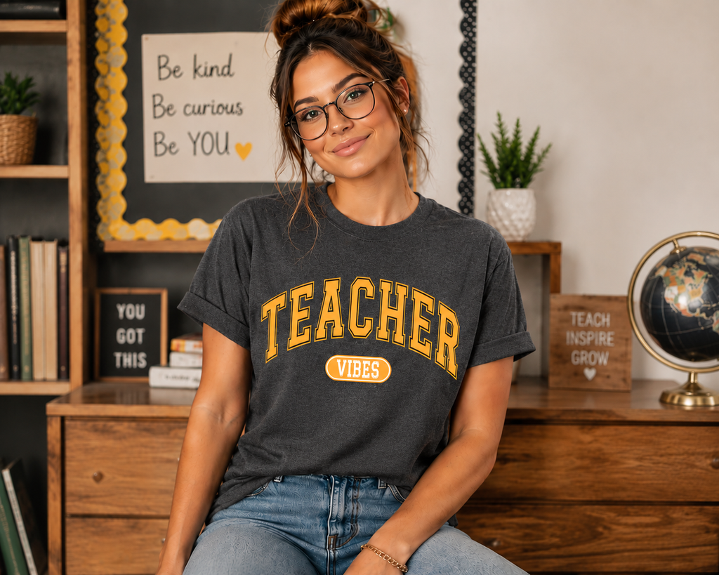 Teacher Vibes Graphic Shirt