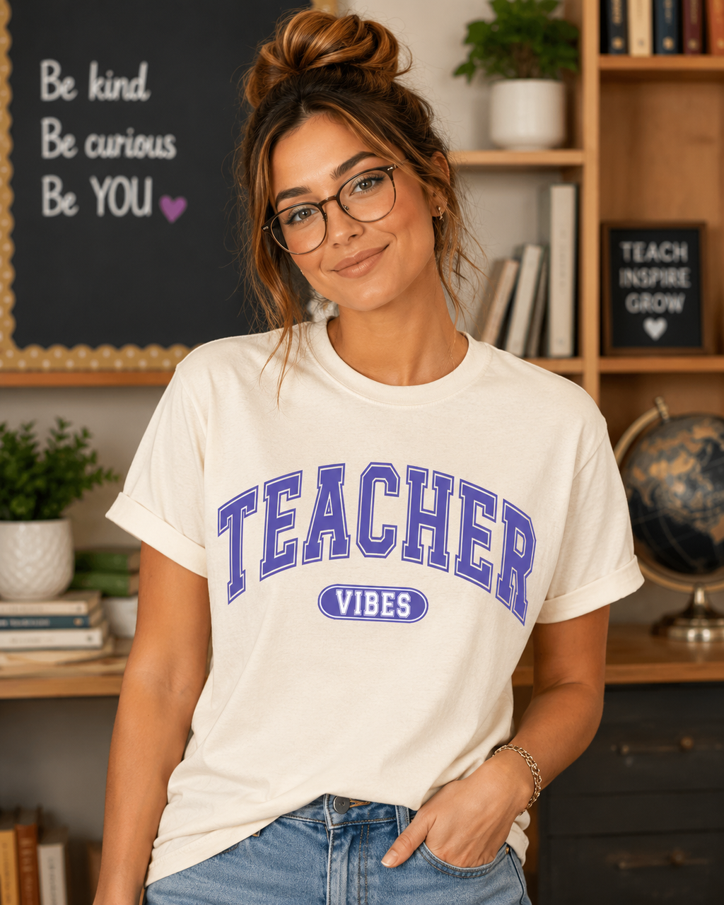 Teacher Vibes Graphic Shirt