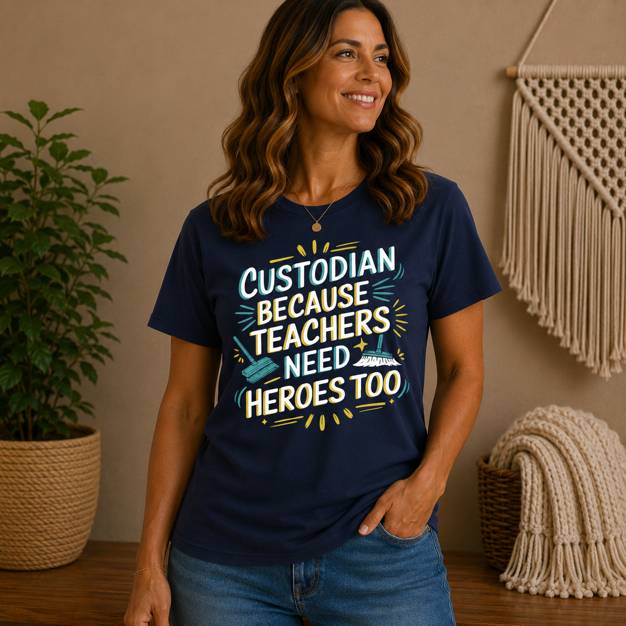 Custodian Because Teachers Need Heroes Too