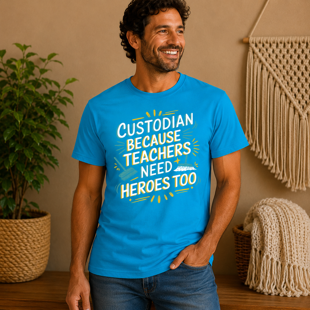 Custodian Because Teachers Need Heroes Too