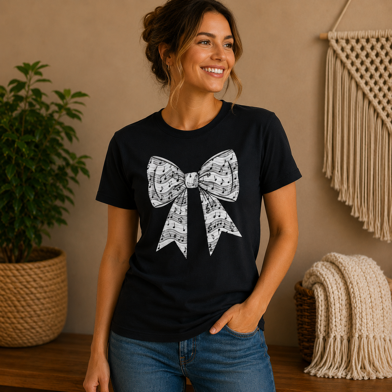 Musical Notes Bow