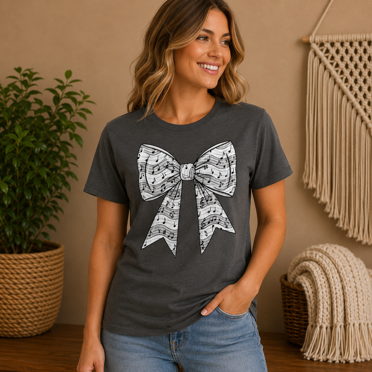 Musical Notes Bow