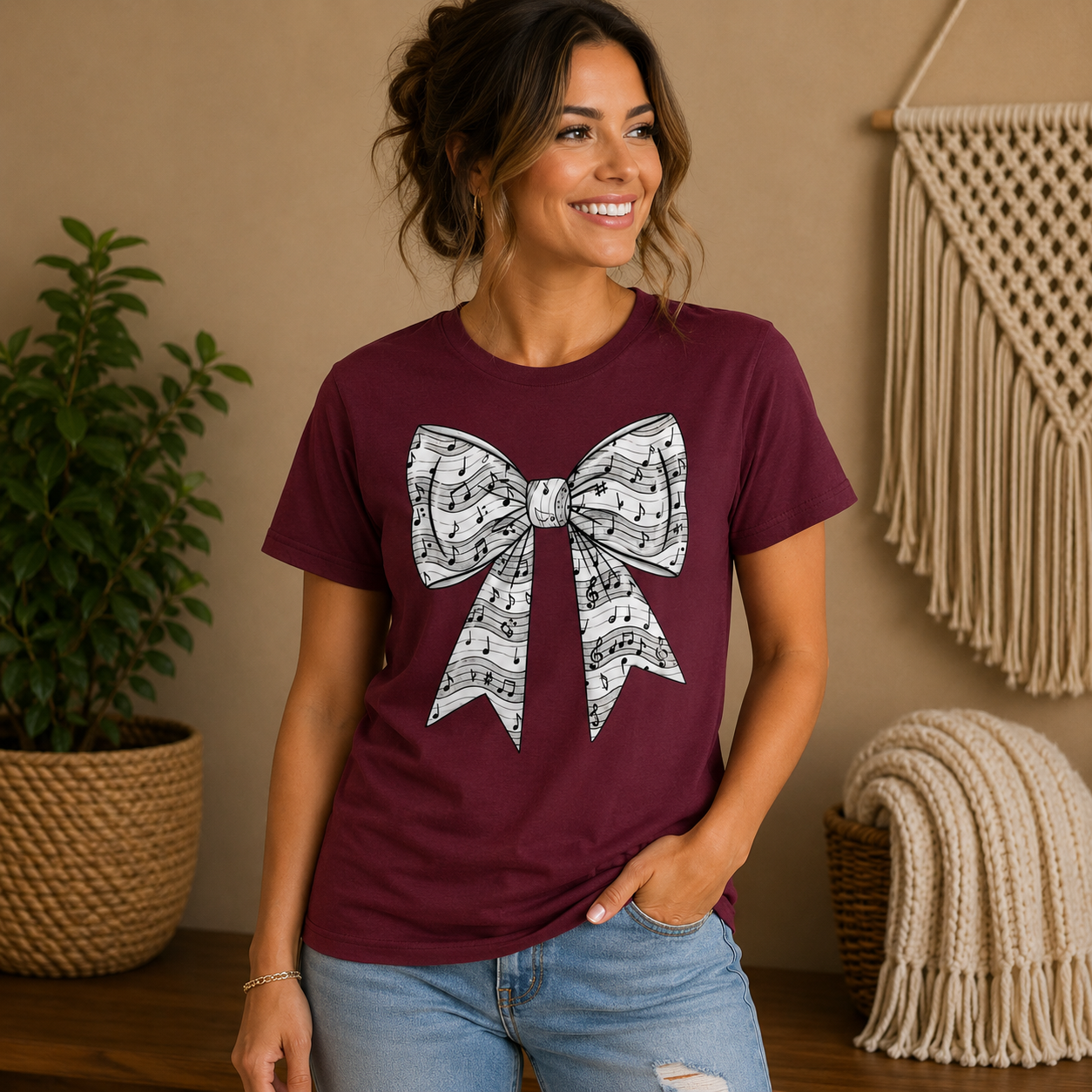 Musical Notes Bow
