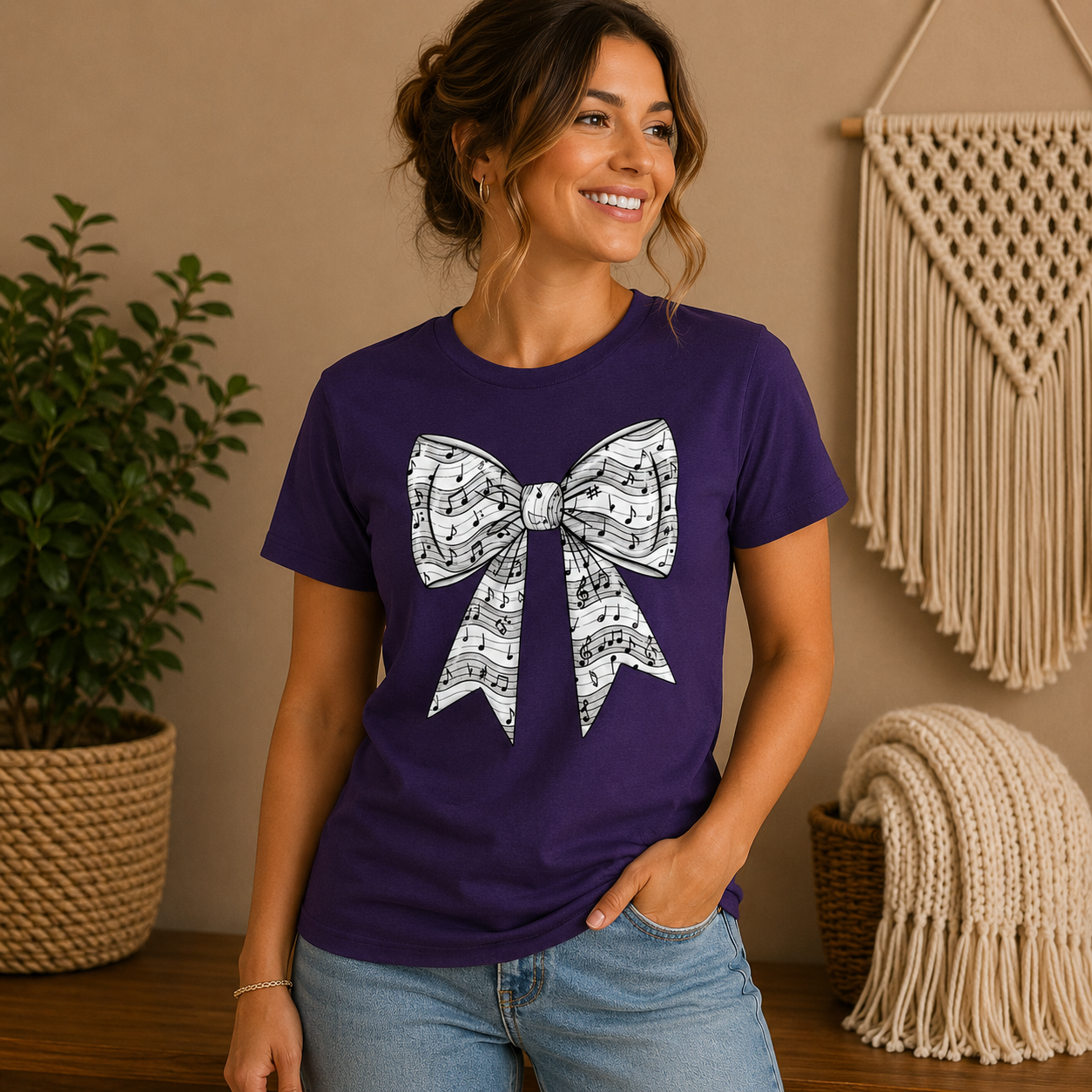Musical Notes Bow