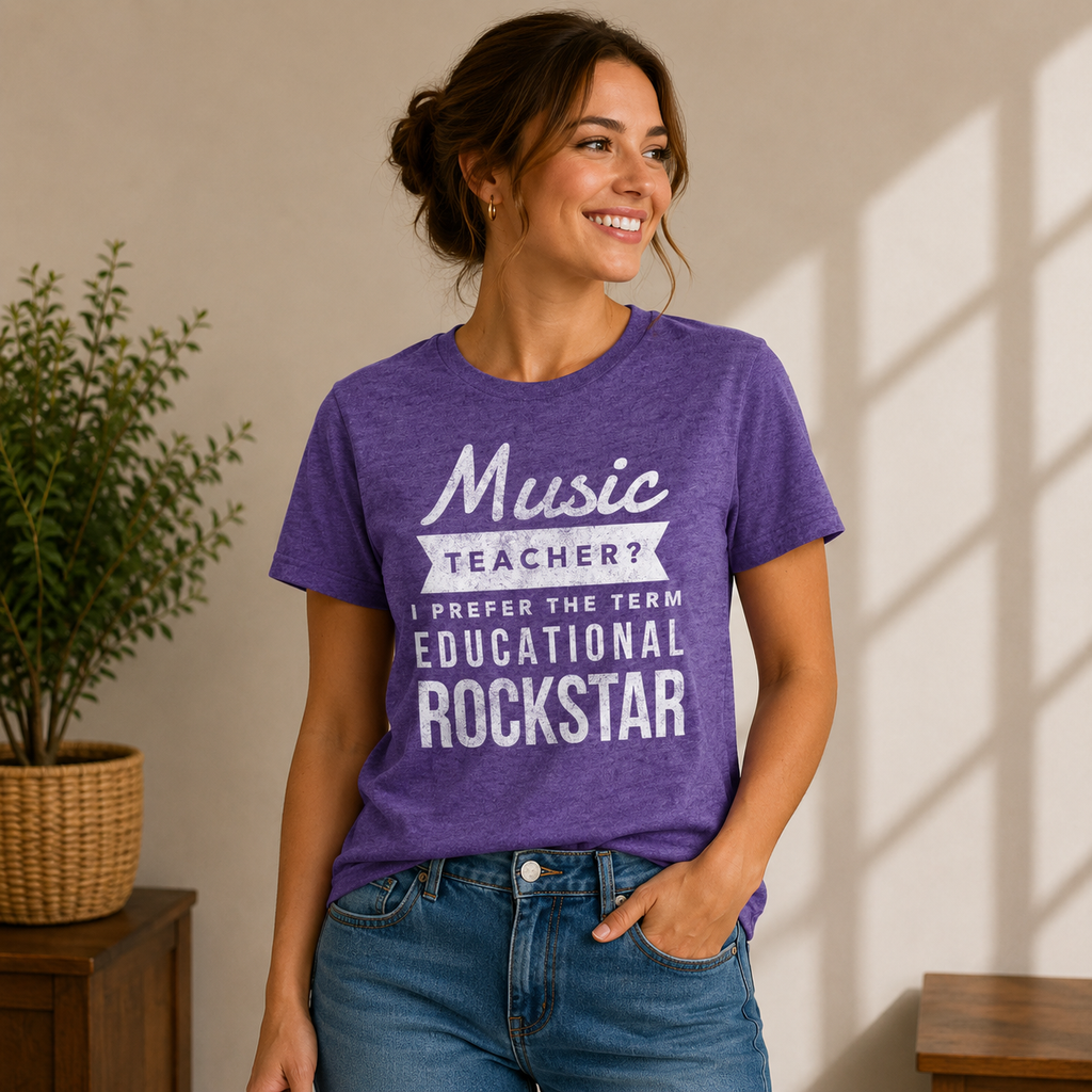 Music Teacher Educational Rockstar