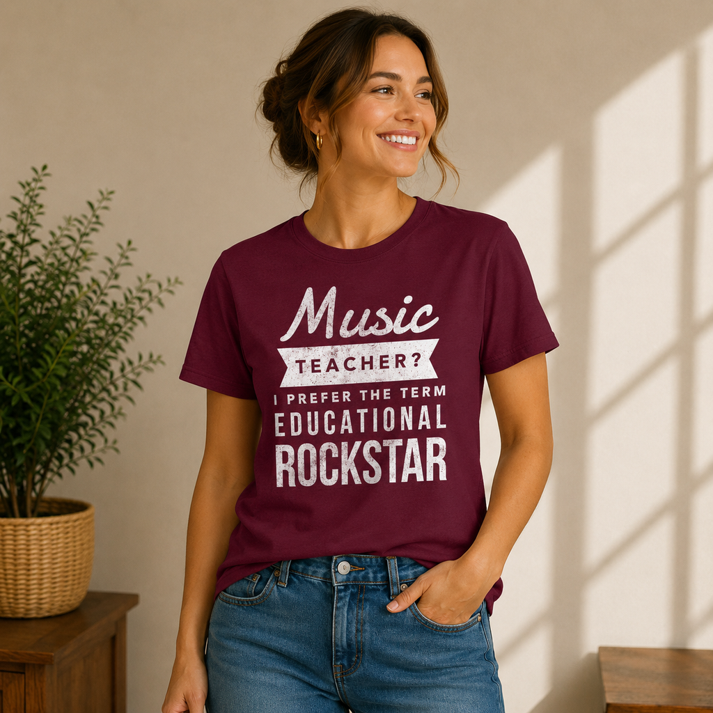Music Teacher Educational Rockstar