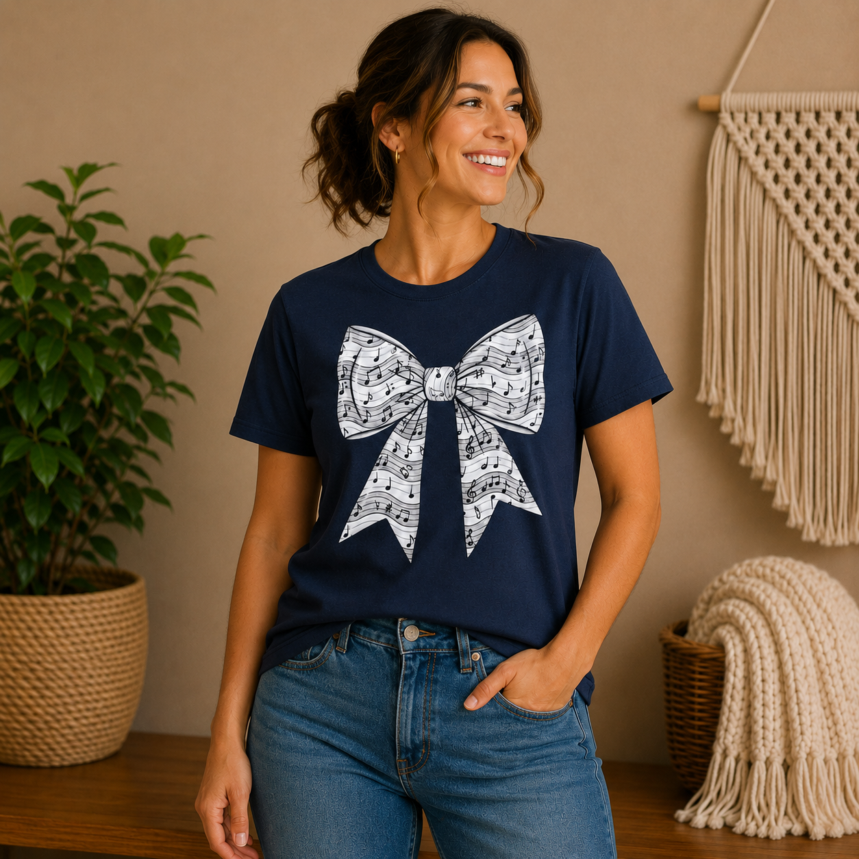 Musical Notes Bow
