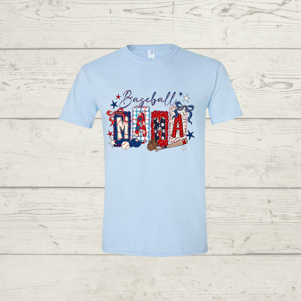 Patriotic Baseball Mama