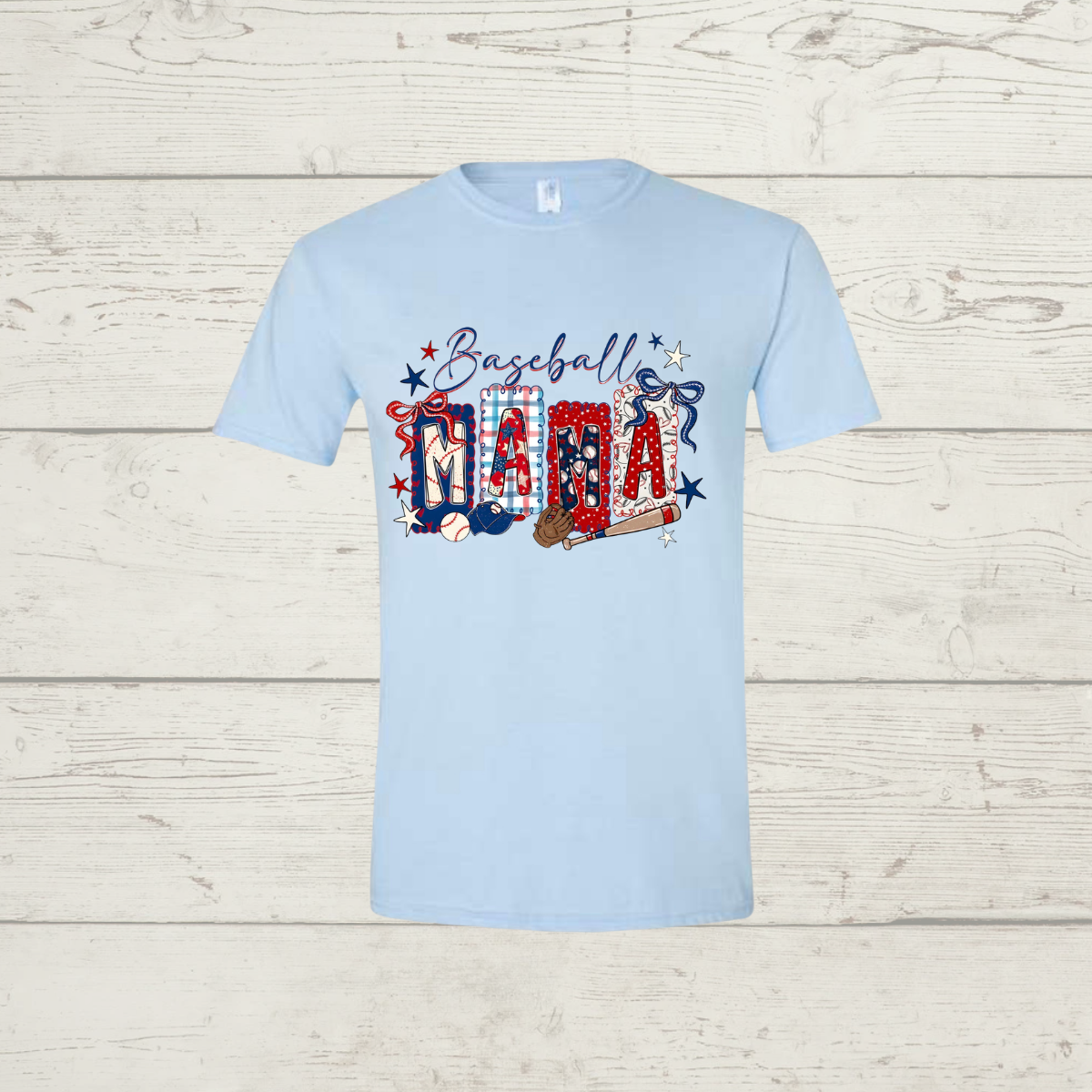 Patriotic Baseball Mama