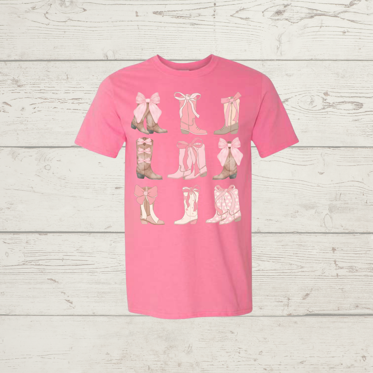Pink cowgirl boots