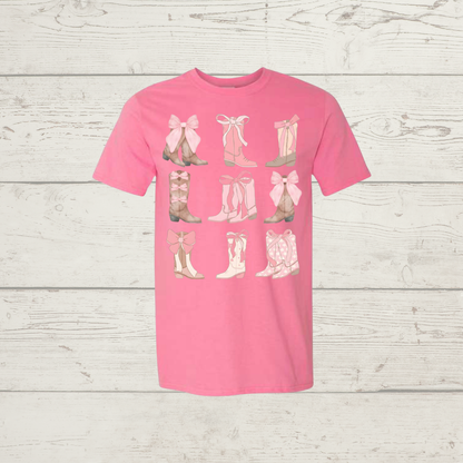 Pink cowgirl boots