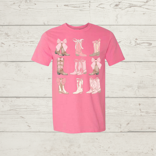 Pink cowgirl boots